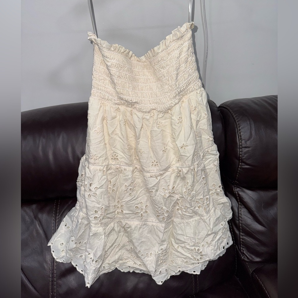 AE Strapless Sundress Ivory